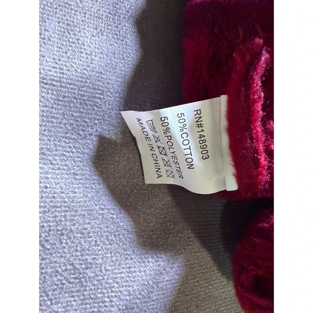 UGG Australia Burgundy Cable Knit 2-in-1 Touchscreen Gloves Fleece LinedRN148903